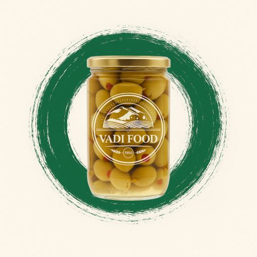 Pitted Green Olive Resmi