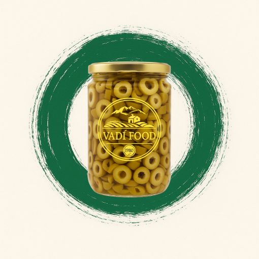 Sliced Green Olive Resmi